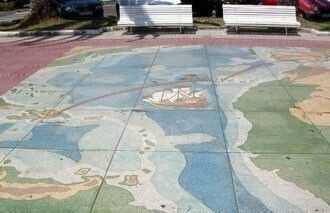 Mosaico de Cristóbal Colón