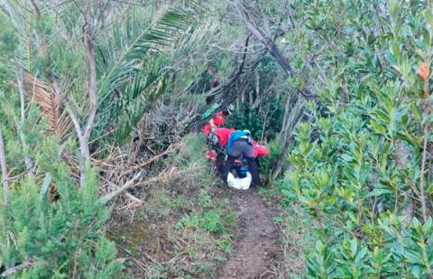 Imagen del rescate. / Gomeraverde.com