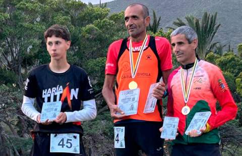 Con cuatro pódium atletas del Almogrote dejan alto su nivel en el «I Campeonato de Cross de San Sebastián»