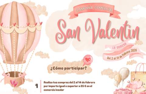 Cabildo y Cámara de Comercio impulsan una nueva campaña comercial para promover las compras en San Valentín