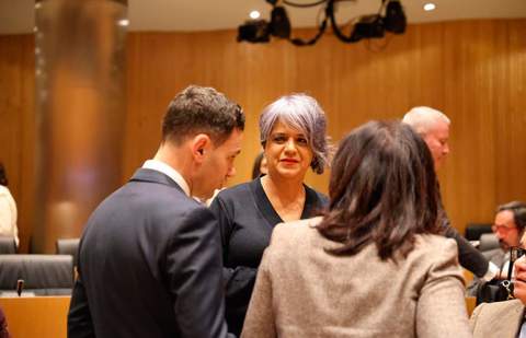 Rodríguez denuncia que la derecha bloquea la subida de la pensión de 3.826 gomeros