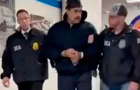 Maduro es trasladado a una prisión federal tras su llegada a Nueva York, según medios