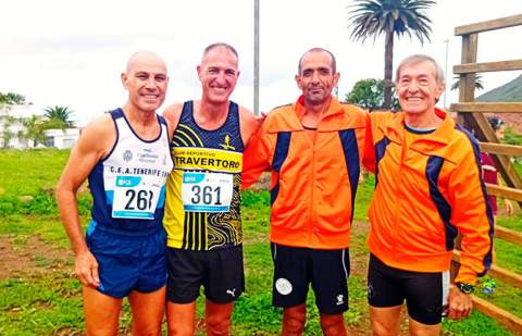 Con un 4º y 5º puesto en sus categorías, los Atletas-Máster Gomeros se dejan ver en el Campeonato de Canarias de Campo a Través 2026