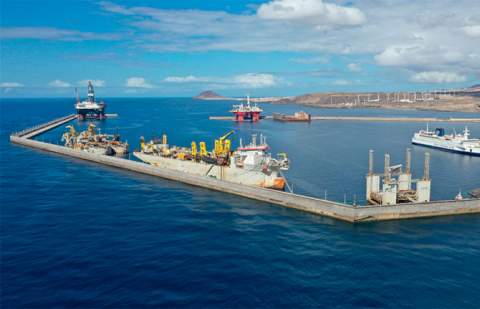 Licitan por 39,7 millones las obras del muelle de Ribera del puerto de Granadilla