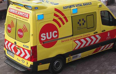 Un hombre herido de carácter moderado en un atropello en La Gomera