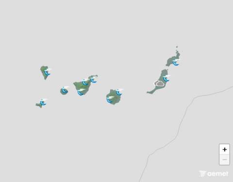 Cielos mayoritariamente nubosos el miércoles,con viento más bien flojo y algo más de calor