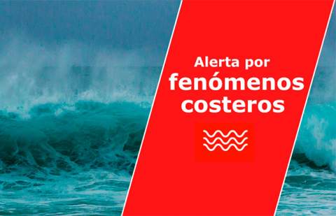 La alerta por fenómenos costeros empieza la tarde de este jueves y es para todas las islas