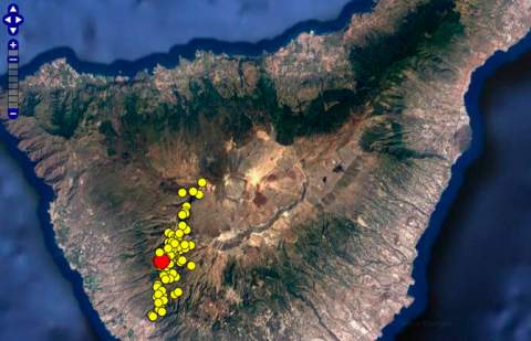 El IGN contabiliza 6.000 terremotos solo en el último enjambre en Las Cañadas