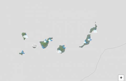 Domingo despejado en casi toda Canarias, con viento flojo y temperaturas en ascenso