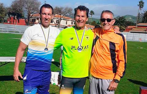 Ignacio Darias compitió este pasado sábado en el Campeonato de Canarias de Invierno y Lanzamientos Largos