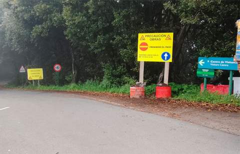 El Cabildo informa de cortes y regulación del tráfico en la carretera entre Juego de Bolas y La Laguna Grande a partir del lunes