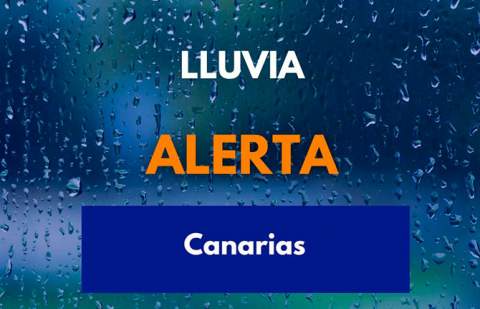 Alerta por lluvia en Canarias, que se suma a las de vientos y fenómenos costeros