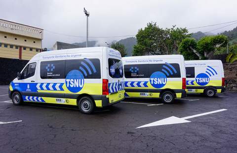 Sanidad amplia a Tenerife y La Palma la suspensión del transporte sanitario no urgente
