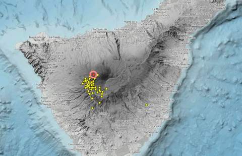 Detectados 272 seísmos y eventos de baja frecuencia sin peligro de erupción a corto plazo