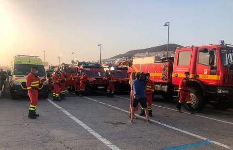La Gomera pide ayuda de la UME y un contigente se desplazará en barco desde Tenerife