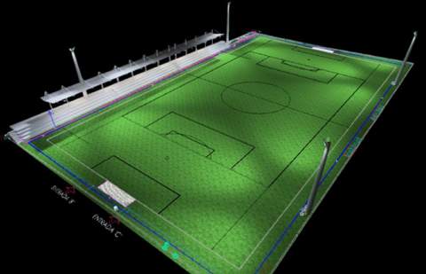 Vallehermoso licita la mejora del campo de fútbol de La Mancha por más de 1,2 millones de euros