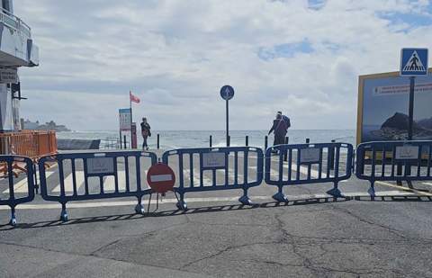 Valle Gran Rey registra diversas incidencias durante el paso de la borrasca Therese