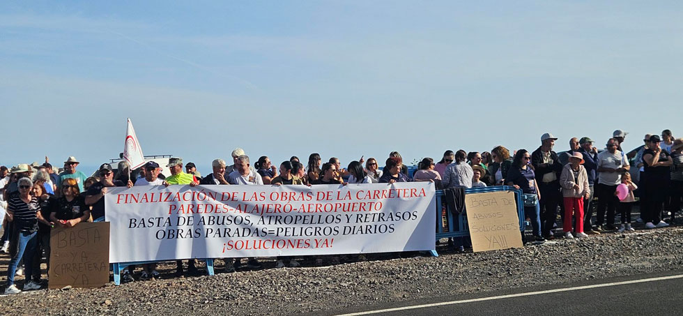 Plasencia agradece la participaci&oacute;n en la concentraci&oacute;n por la carretera GM-3