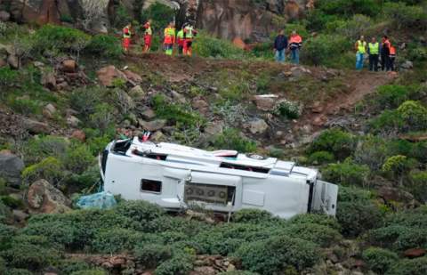 El tacógrafo y los testimonios centran la investigación del accidente en La Gomera