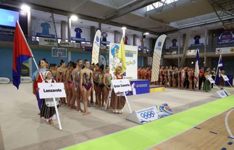 Tenerife acoge este domingo las finales de los Campeonatos de Canarias de Deportes en Edad Escolar de gimnasia rítmica