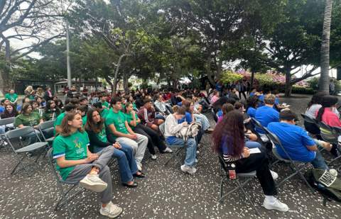Cerca de 400 de estudiantes participan en sendos encuentros escolares en Tenerife y La Gomera