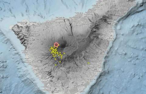El IGN detecta actividad sísmica en el entorno de Izaña y al oeste de Las Cañadas