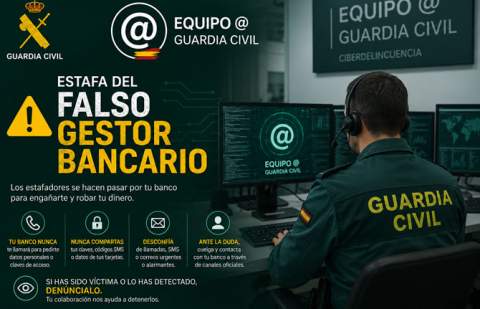 La Guardia Civil investiga a una mujer por una estafa bancaria realizada con el método del “falso gestor”