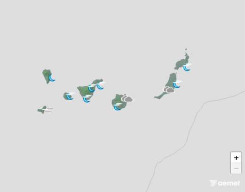La calima y las altas temperaturas hasta más de 30 grados persisten en Canarias el sábado
