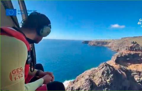 Se reanuda la búsqueda de un buceador desaparecido en La Gomera el viernes