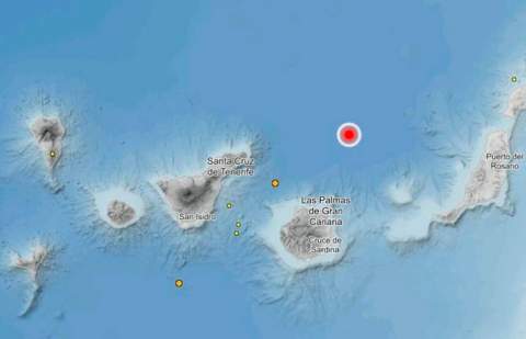 El mayor terremoto en Canarias en cinco años tiene tres réplicas, aunque de menor magnitud