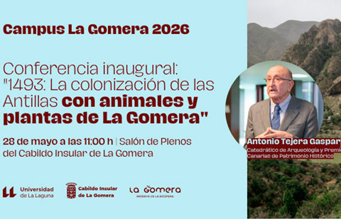 El Cabildo acoge este jueves la conferencia inaugural de la iniciativa formativa Campus La Gomera 2026