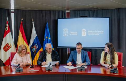 El Cabildo y la ESSSCAN firman un convenio para reforzar la formación de profesionales sanitarios, sociales y sociosanitarios