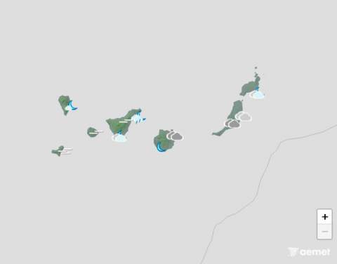 Anuncian cielos poco nuboso en el sur de las islas montañosas y viento del norte