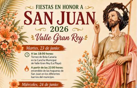 Valle Gran Rey celebra las Fiestas en Honor a San Juan con actividades tradicionales en Los Reyes