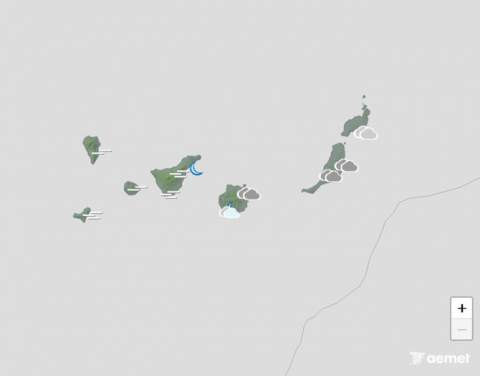 Los cielos nubosos proseguirán este viernes al norte de las islas