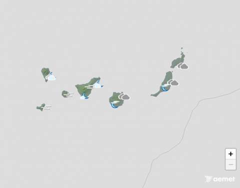Las nubes seguirán alternándose con los claros en Canarias en un martes con igual calor