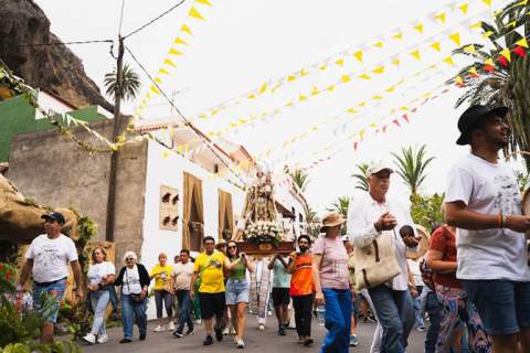 Foto Galería: Fiestas Lustrales de Vallehermoso - Regreso de la Virgen al Carmen