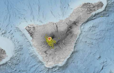 Detectan una intensificación de la sismicidad en Tenerife sin aumentar riesgo de erupción