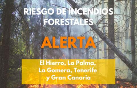Canarias activa alertas por calor y por riesgo de incendios forestales desde este jueves