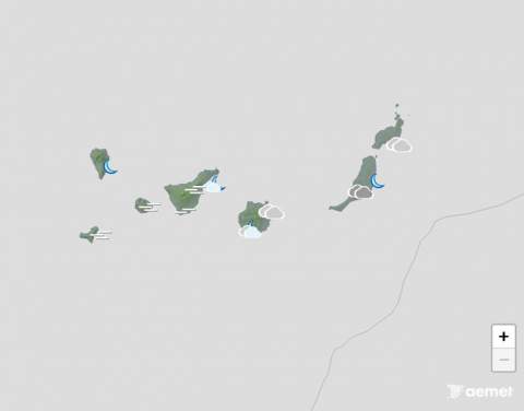 Este viernes seguirán las nubes bajas al norte de las islas con máximas de 30º C en el sur