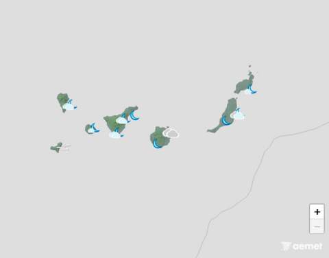 Aumento de las temperaturas, que podrán alcanzar los 30 ºC, este miércoles en Canarias