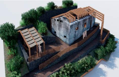 El Ayuntamiento de Hermigua inicia la rehabilitación de la antigua central hidroeléctrica de Monforte