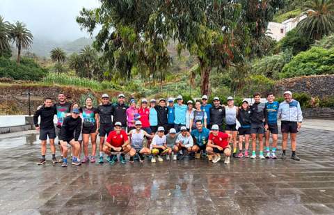 Vallehermoso reúne a vecinos y a la Selección Española de Skyrunning en una jornada de convivencia deportiva