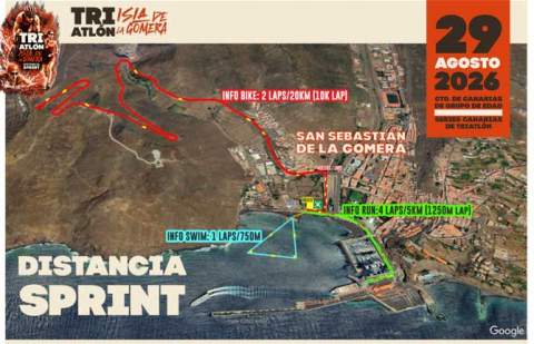 Más de 180 atletas se darán cita este sábado en el XXXI Triatlón ‘Isla de La Gomera’