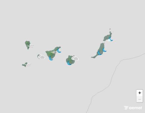 La temperatura vuelve a subir en un miércoles con nubes y claros y viento fuerte a rachas