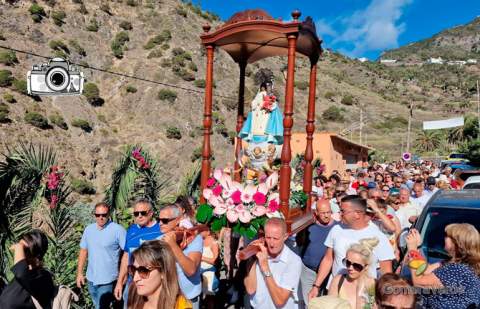 Tamargada despedirá el verano festivo de Vallehermoso con las fiestas en honor a Nuestra Señora de la Caridad del Cobre