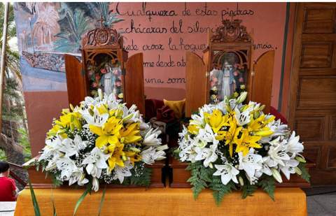 Alojera celebra el centenario de la Virgen Milagrosa con unas fiestas llenas de tradición y convivencia
