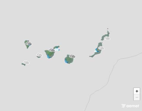 Canarias amanecerá nubosa pero se irá despejando en un martes con temperaturas sin cambios