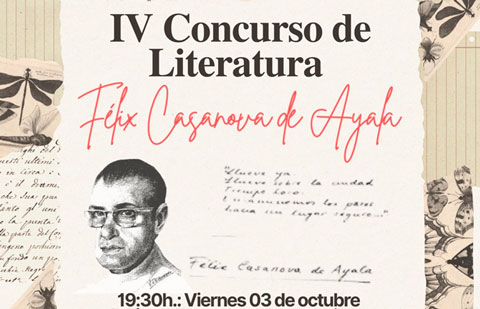 San Sebastián abre el plazo para participar en el IV Concurso Literario Félix Casanova de Ayala