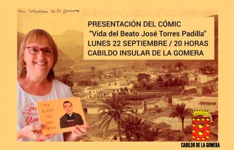 El Cabildo acoge la presentación del cómic ‘Vida del Beato José Torres Padilla’, de María del Mar Ardévol